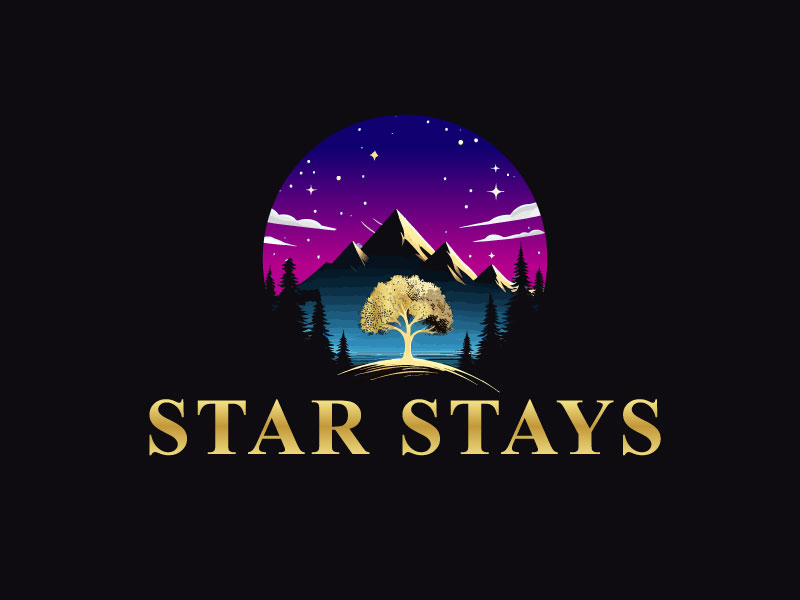 Star Stays logo design by bezalel