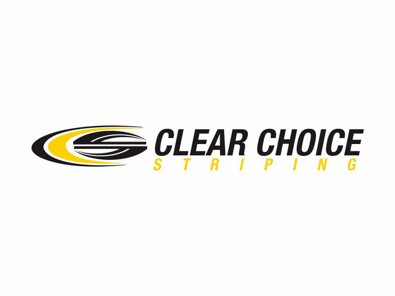 Clear Choice Striping logo design by Greenlight