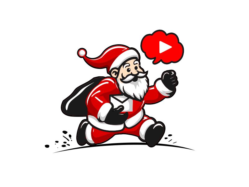 Santa Video Greetings logo design by YONK