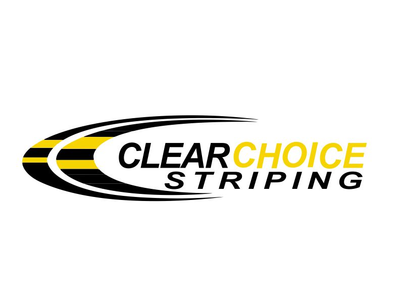 Clear Choice Striping logo design by Day2DayDesigns