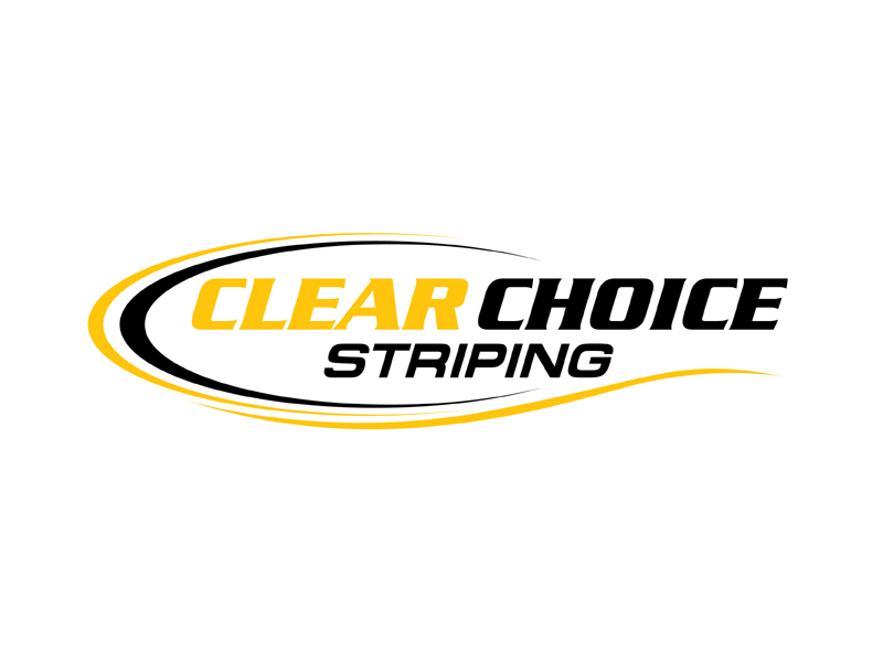 Clear Choice Striping logo design by MAXR