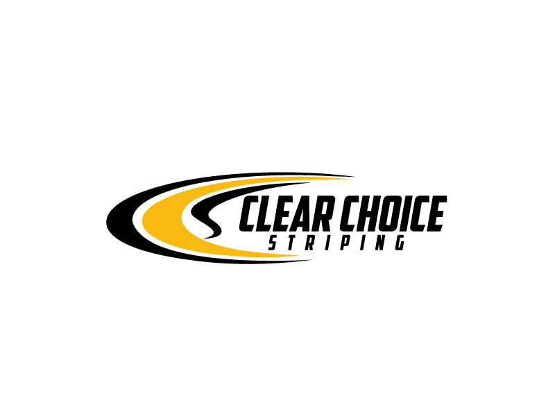 Clear Choice Striping logo design by bezalel