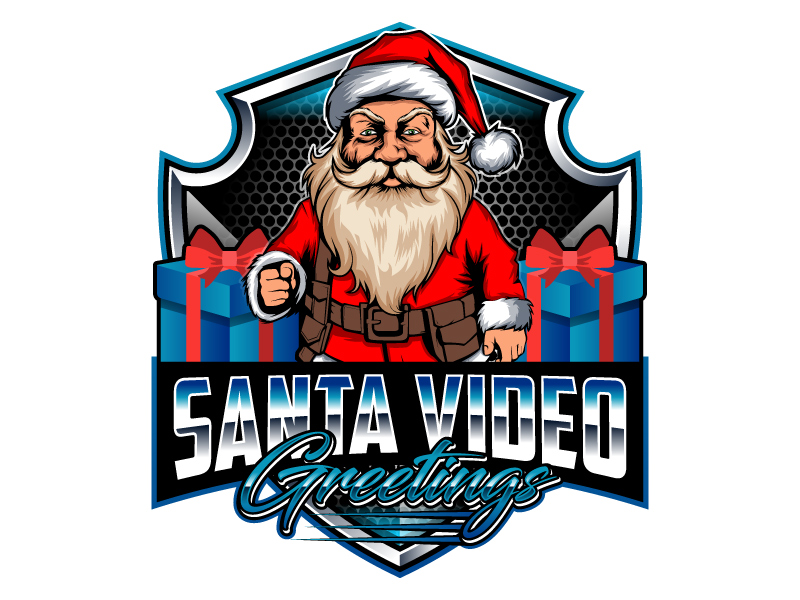 Santa Video Greetings logo design by Gilate