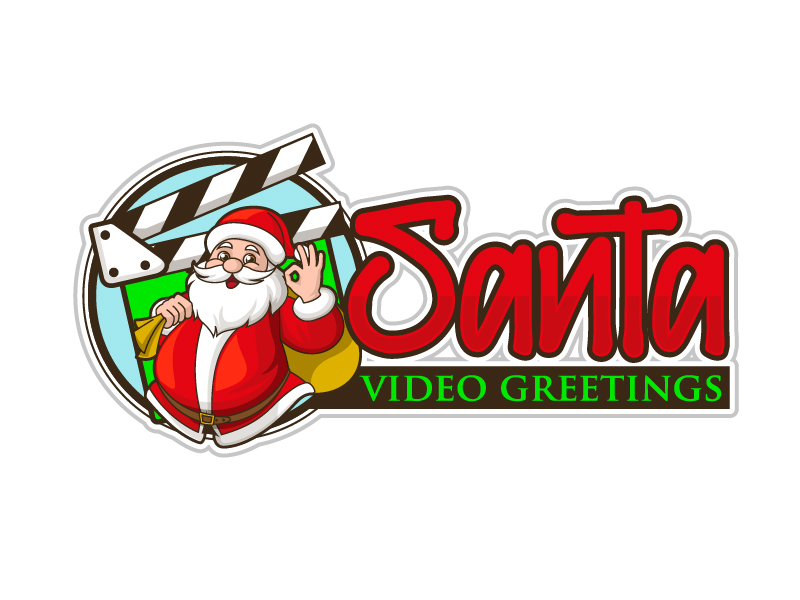 Santa Video Greetings logo design by DreamLogoDesign