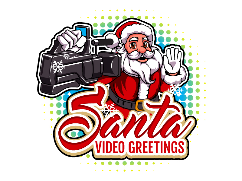 Santa Video Greetings logo design by DreamLogoDesign