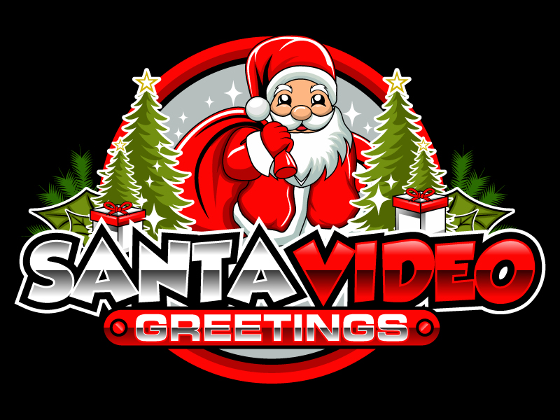 Santa Video Greetings logo design by LogoQueen