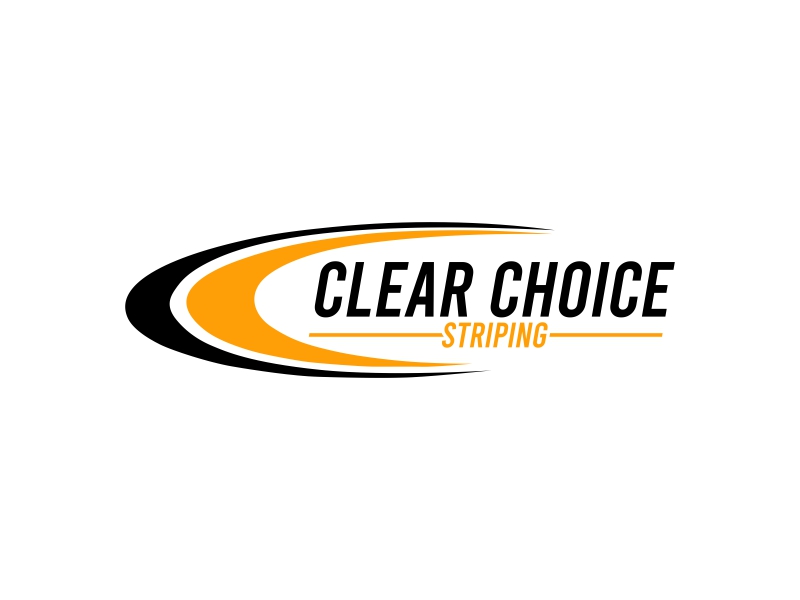 Clear Choice Striping logo design by qqdesigns