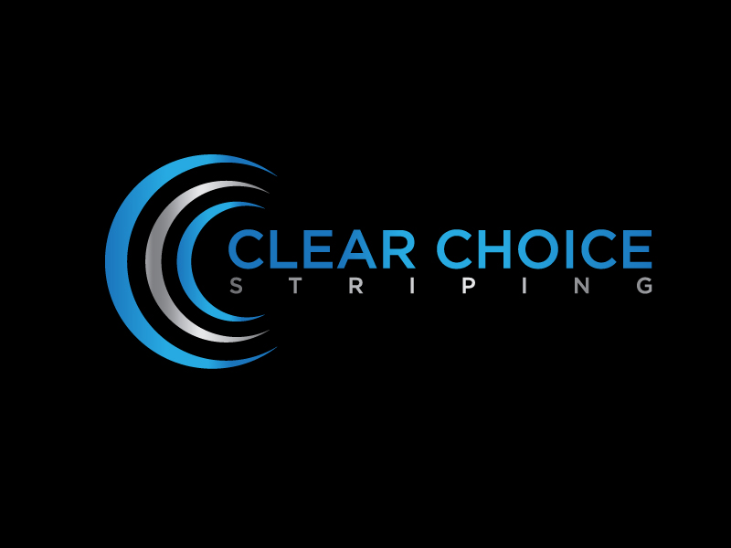 Clear Choice Striping logo design by bigboss