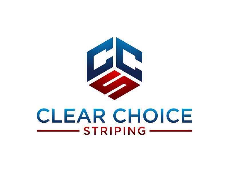 Clear Choice Striping logo design by dewipadi