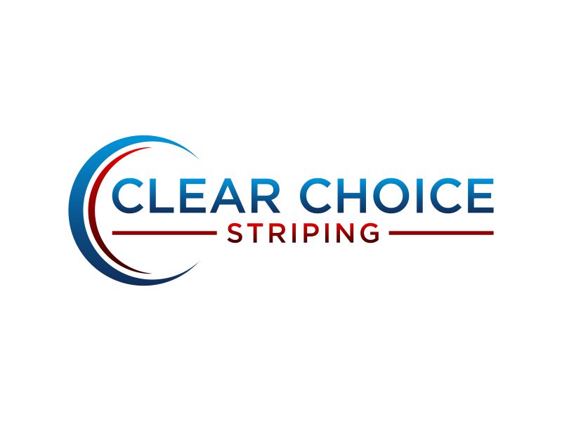 Clear Choice Striping logo design by dewipadi