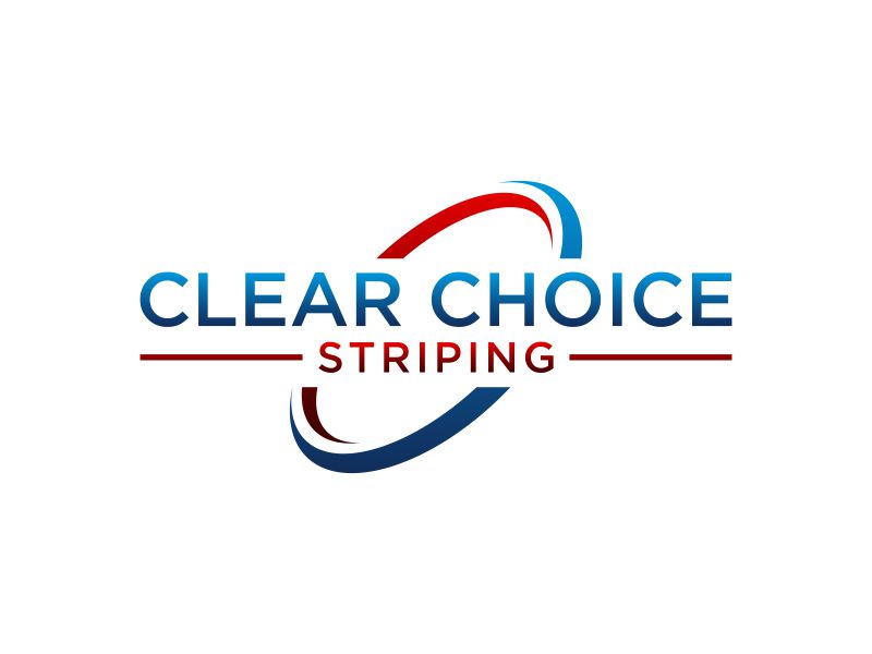 Clear Choice Striping logo design by dewipadi