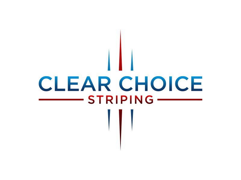 Clear Choice Striping logo design by dewipadi