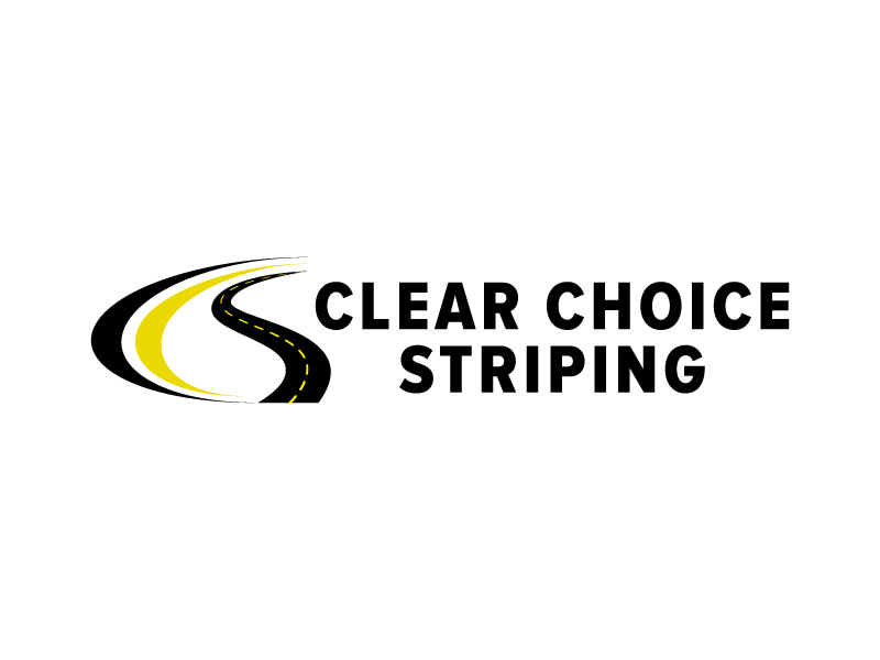 Clear Choice Striping logo design by paulwaterfall