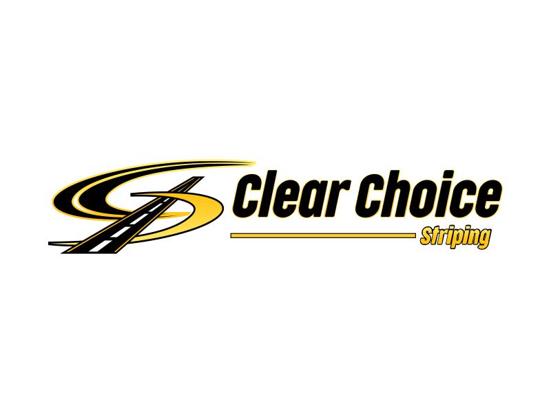 Clear Choice Striping logo design by done
