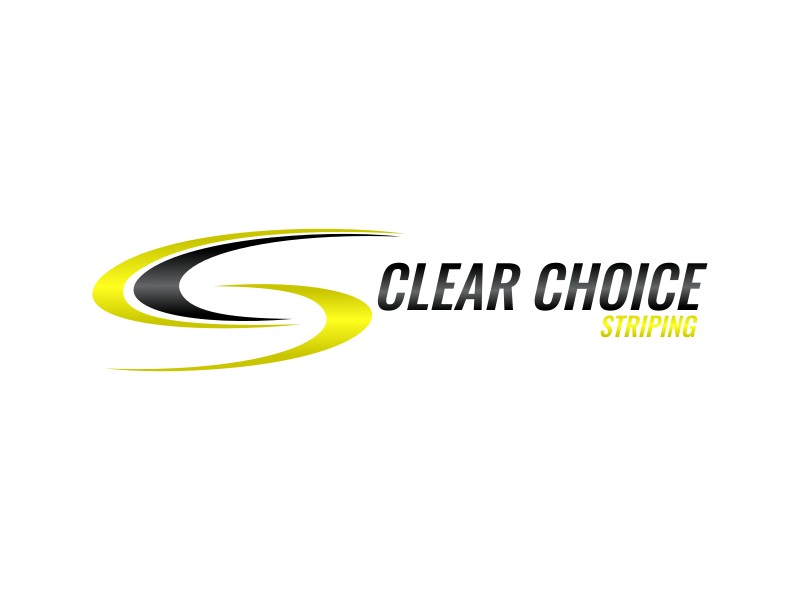 Clear Choice Striping logo design by zoominten