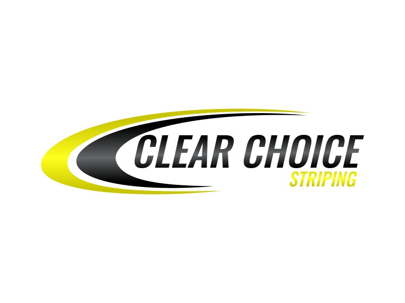 Clear Choice Striping logo design by zoominten