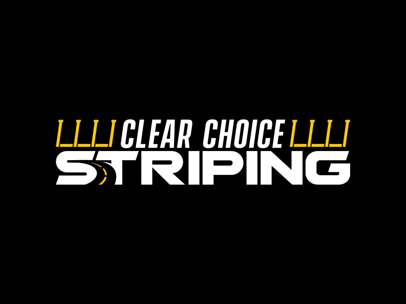 Clear Choice Striping logo design by Realistis