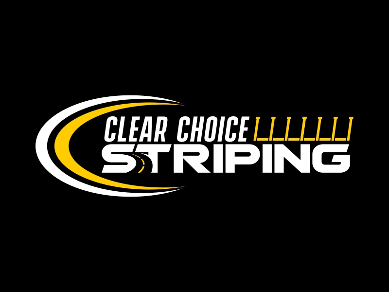 Clear Choice Striping logo design by Realistis