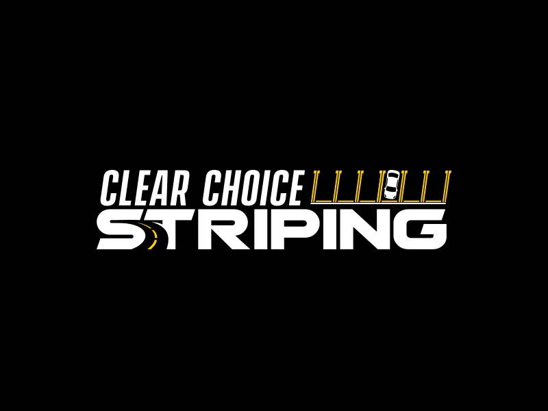 Clear Choice Striping logo design by Realistis