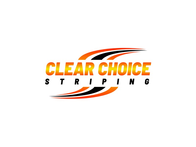 Clear Choice Striping logo design by alby