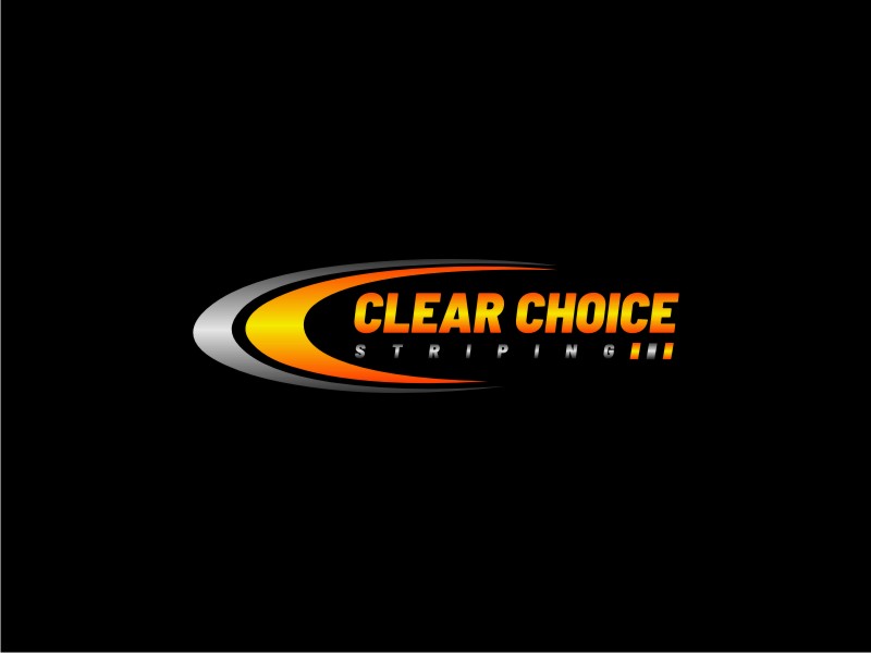 Clear Choice Striping logo design by alby