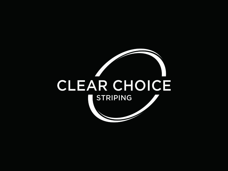 Clear Choice Striping logo design by afra_art