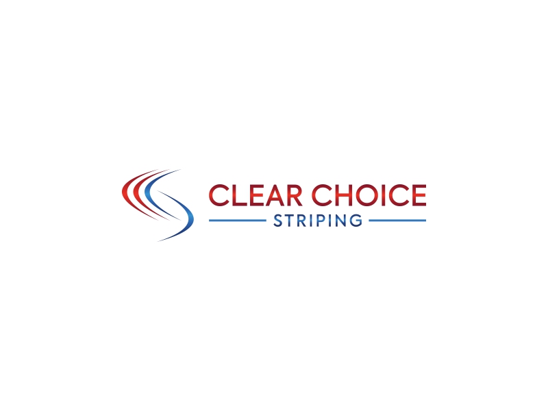 Clear Choice Striping logo design by mukleyRx