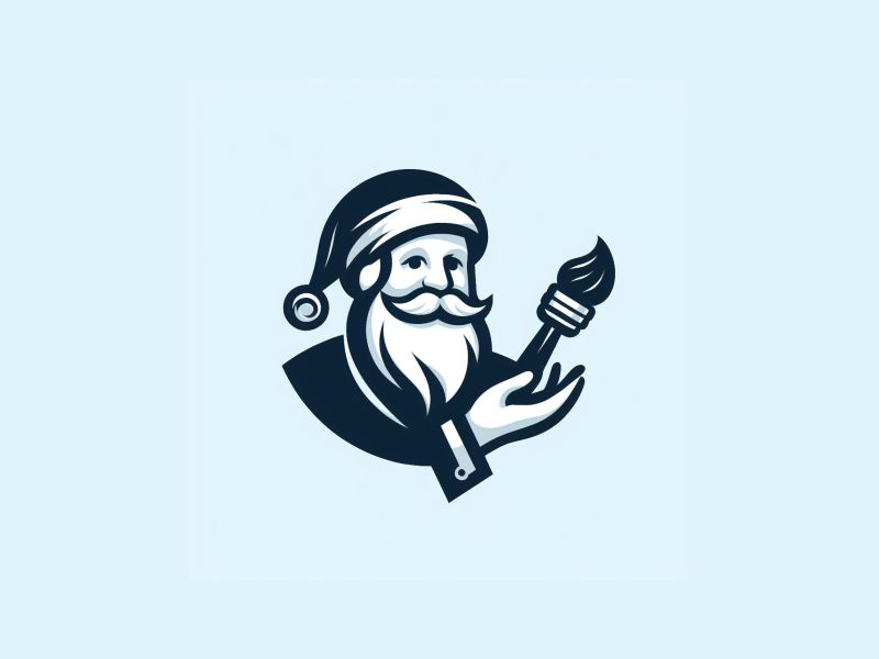 Santa Video Greetings logo design by kanal