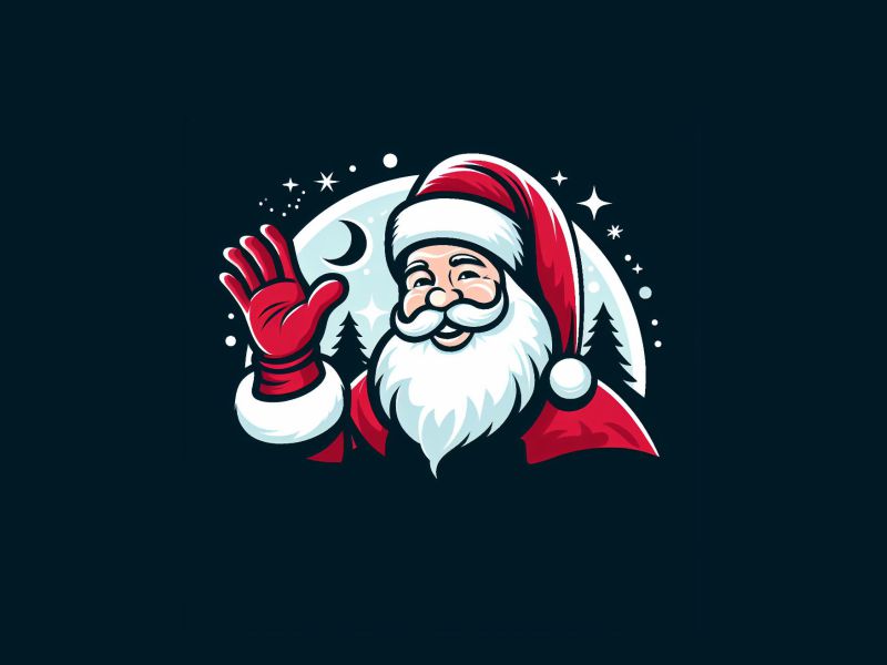 Santa Video Greetings logo design by kanal