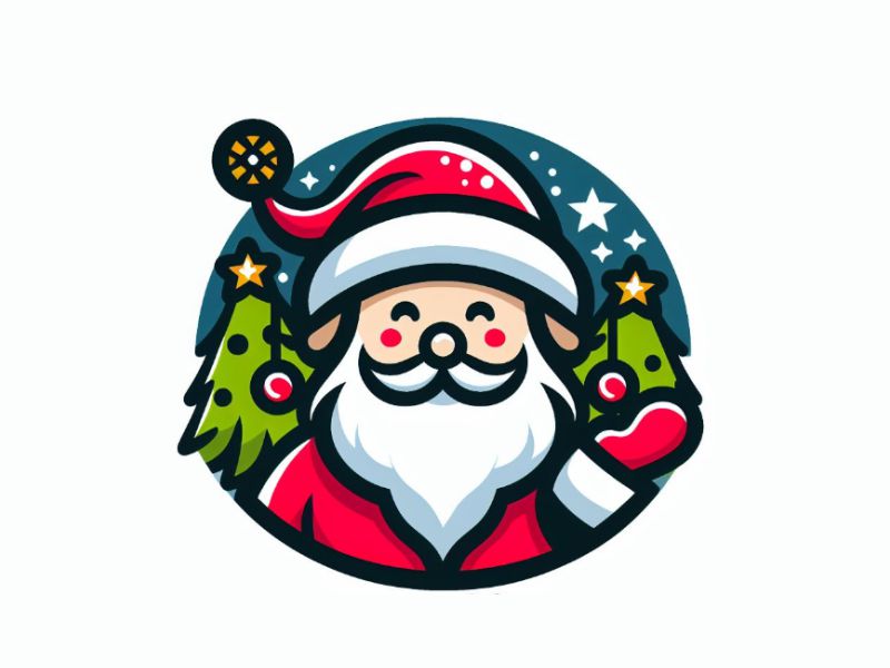 Santa Video Greetings logo design by kanal