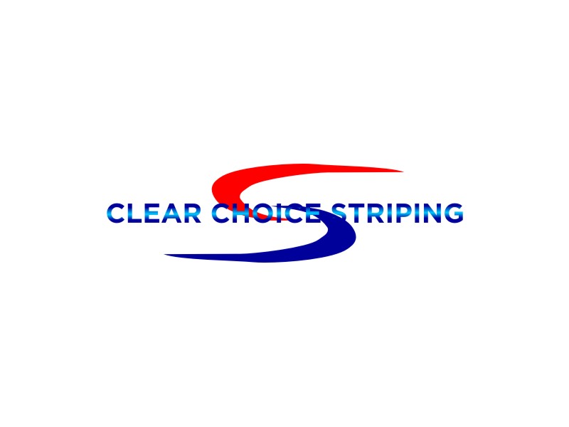 Clear Choice Striping logo design by Diancox