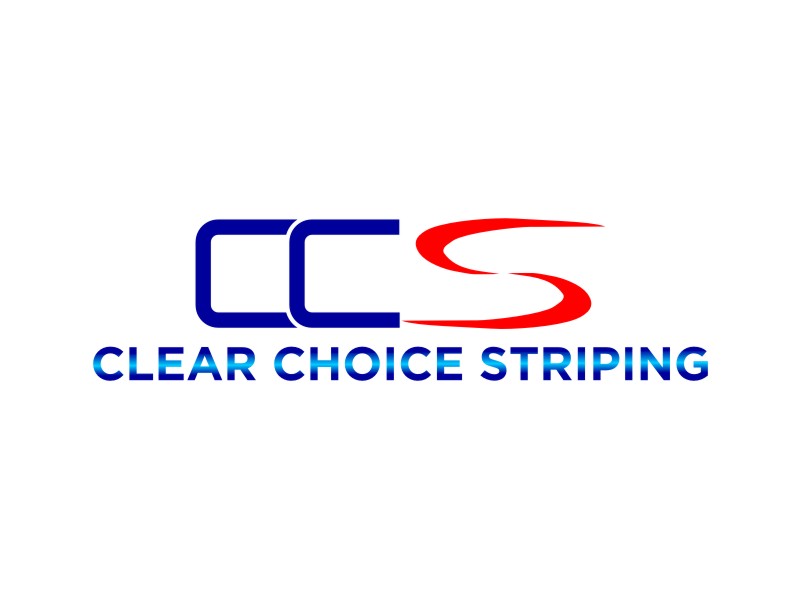 Clear Choice Striping logo design by Diancox