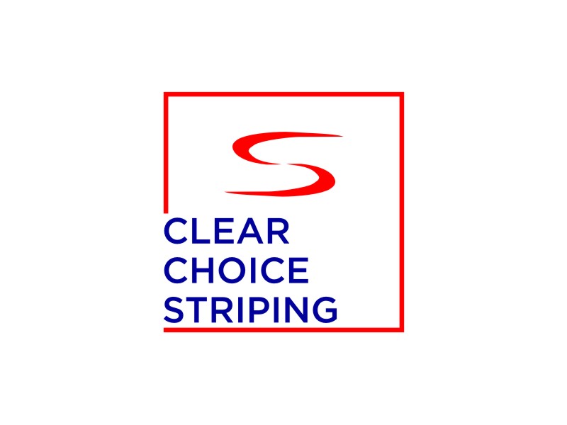 Clear Choice Striping logo design by Diancox