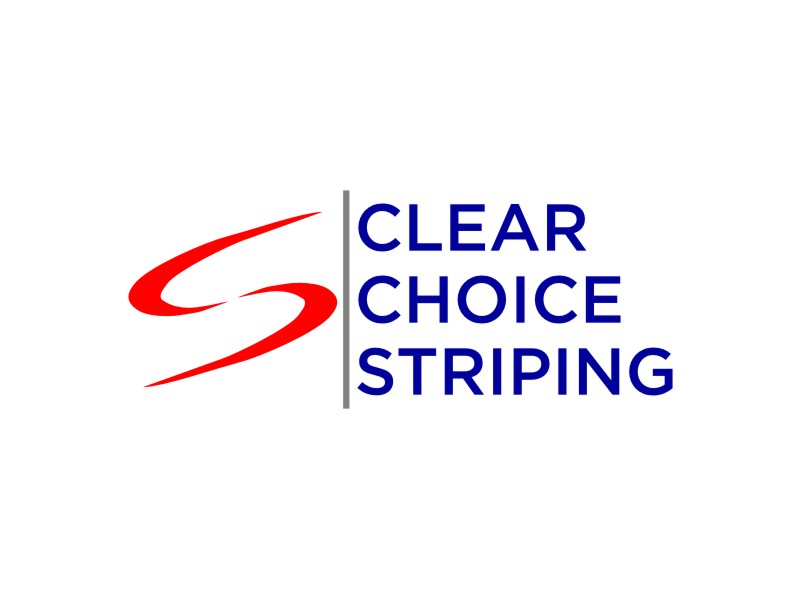 Clear Choice Striping logo design by Diancox