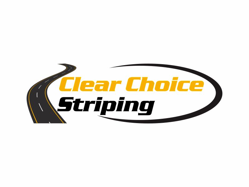 Clear Choice Striping logo design by Greenlight