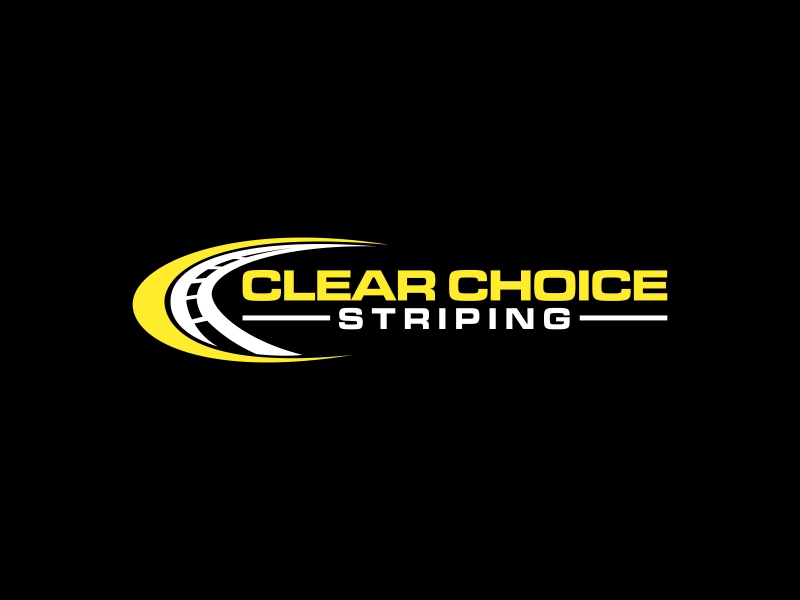 Clear Choice Striping logo design by zeta