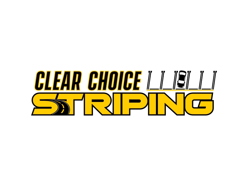 Clear Choice Striping logo design by Realistis