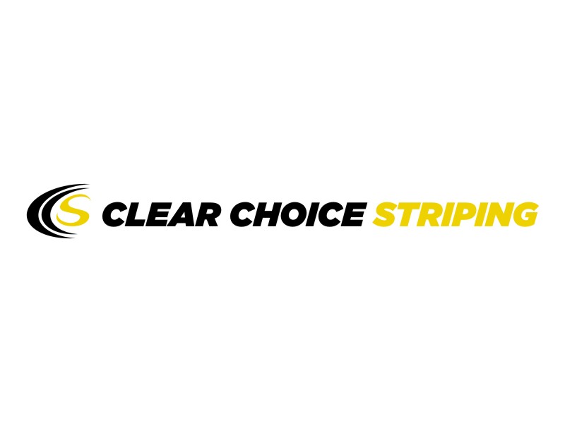 Clear Choice Striping logo design by Valiant