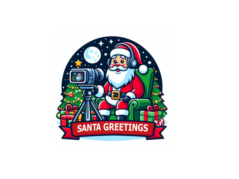 Santa Video Greetings logo design by mjmdesigns