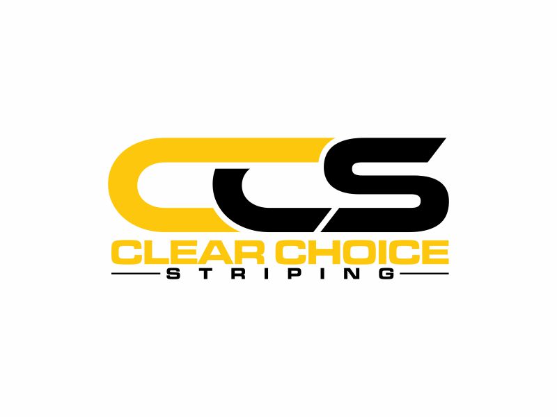 Clear Choice Striping logo design by josephira