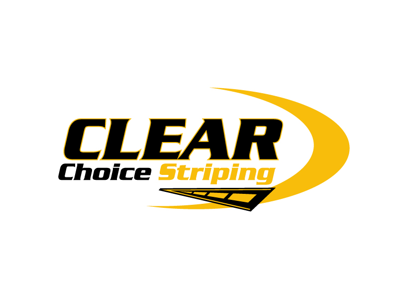 Clear Choice Striping logo design by arifrijalbiasa