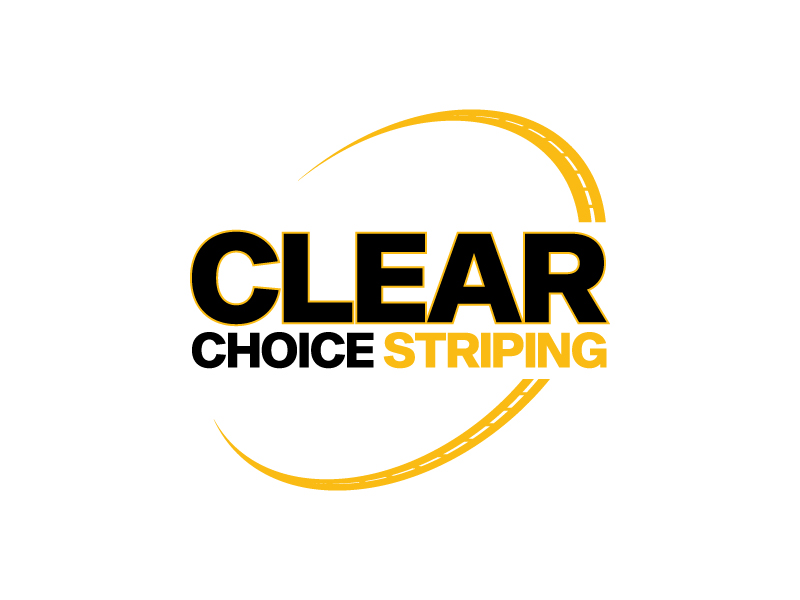 Clear Choice Striping logo design by arifrijalbiasa