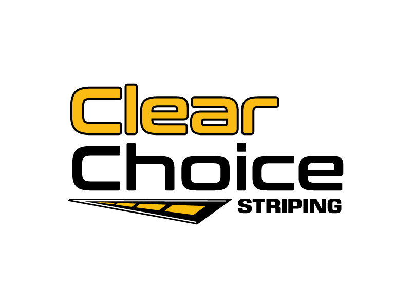 Clear Choice Striping logo design by arifrijalbiasa