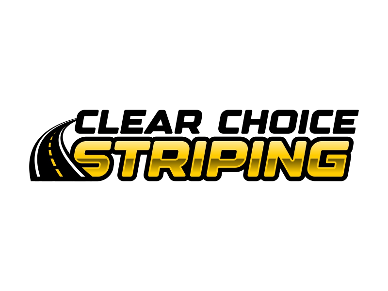 Clear Choice Striping logo design by ekitessar