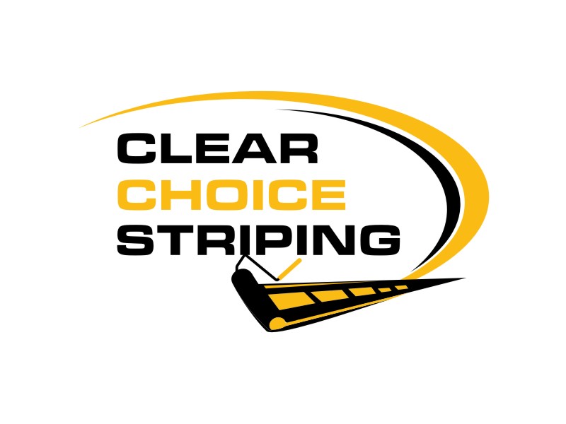 Clear Choice Striping logo design by sheilavalencia