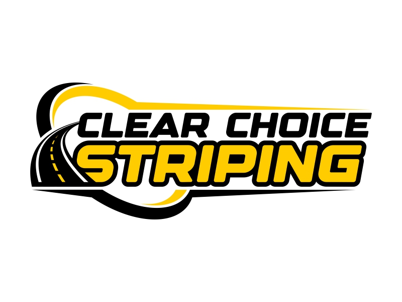 Clear Choice Striping logo design by ekitessar