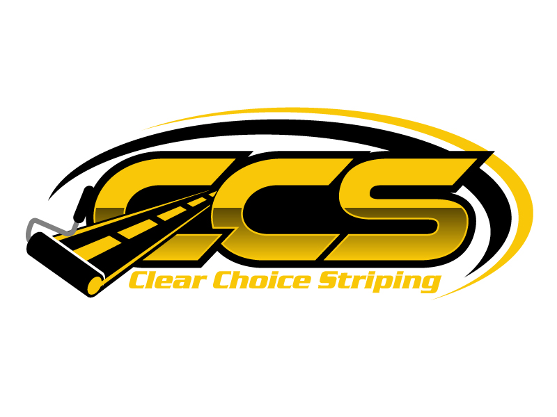 Clear Choice Striping logo design by jaize