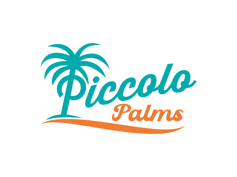 Piccolo Palms logo design by paulwaterfall