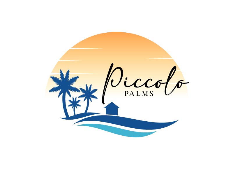 Piccolo Palms logo design by arifrijalbiasa