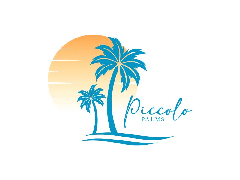 Piccolo Palms logo design by arifrijalbiasa